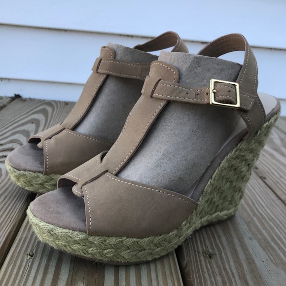 Nine West Shoes - Nine West Women Wedges Platform Shoe Tan Heels